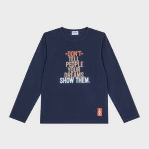 TB-YF8421-12 Παιδικό λεπτό μακρυμάνικο μπλουζάκι με τύπωμα, ativo