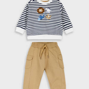 11-226466-0 Βρεφικό σετ φόρμας λεπτό ,μακρύ μανίκι ,energiers