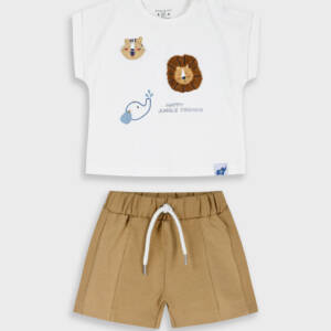 11-226467-0 Βρεφικό σετ βερμούδα με τύπωμα στο μπλουζάκι, energiers
