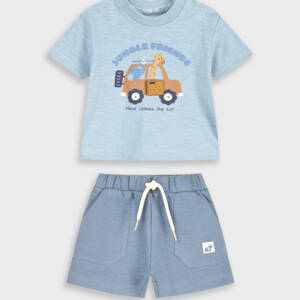 11-226473-0 Βρεφικό σετ βερμούδα με τύπωμα στο μπλουζάκι, energiers