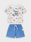 11-226477-0 Βρεφικό σετ βερμούδα με τύπωμα στο μπλουζάκι, energiers
