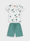 12-226144-0 Παιδικό σετ βερμούδα με τύπωμα στο μπλουζάκι, energiers