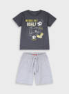 12-226178-0 Παιδικό σετ βερμούδα με τύπωμα μπροστά, energiers