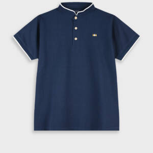 13-226034-5 Παιδικό μπλουζάκι κοντομάνικο ,μαο γιακά με κουμπάκια , energiers