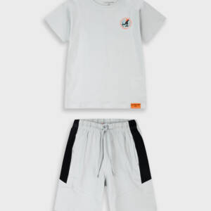 13-226074-0 Παιδικό σετ βερμούδα με τύπωμα στο μπλουζάκι, energiers