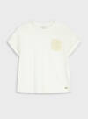 16-226234-5 Παιδικό κοντομάνικο μπλουζάκι με κέντημα στο στήθος, energiers
