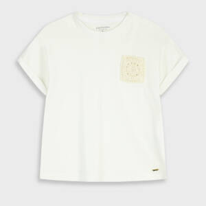 16-226234-5 Παιδικό κοντομάνικο μπλουζάκι με κέντημα στο στήθος, energiers