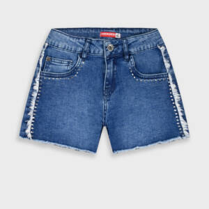 16-226253-2 Παιδικό σόρτς τζιν, με στράς λεπτομέρειες, energiers