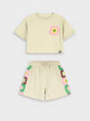 16-226284-0 Παιδικό σετ σόρτς με κέντημα στο πλάι, energiers