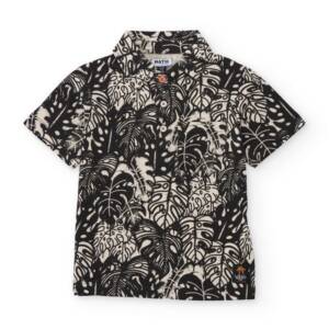 21109793 Παιδικό κοντομάνικο μπλουζάκι πόλο, all over print,  nath