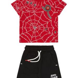261-1000 Παιδικό σετ βερμούδα με τύπωμα spiderman, sprint