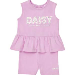 261-2042 Παιδικό σετ κολάν ποδηλάτου με τύπωμα στο μπλουζάκι και άνοιγμα στην πλάτη, sprint