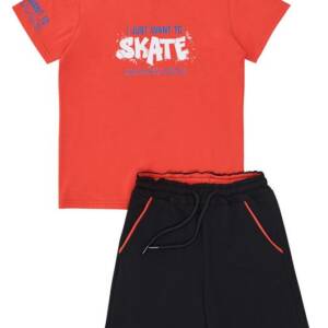 261-3033 Παιδικό σετ βερμούδα με τύπωμα στο μπλουζάκι, sprint