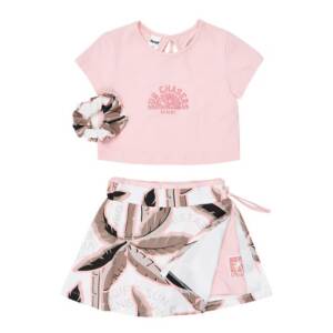 261-4040 Παιδικό σετ σόρτς-φούστα με κορδέλα, sprint