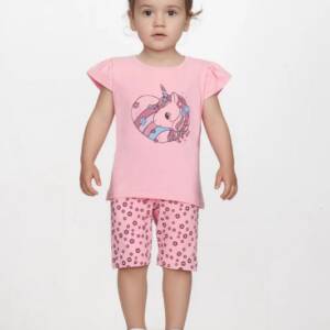 2611126 Παιδικό σετ κολάν κάπρι με τύπωμα στο μπλουζάκι,  joyce