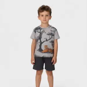 2612133 Παιδικό σετ βερμούδα με κοντομάνικο μπλουζάκι, joyce