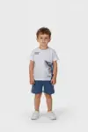 2612143 Παιδικό σετ βερμούδα μακό με κοντομάνικο μπλουζάκι, joyce