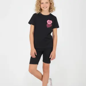 2613503 Παιδικό μπλουζάκι κοντομάνικο με τύπωμα μπρός-πίσω, joyce