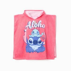 405-26001 Παιδική πετσέτα-πόντσο ,zippy με τύπωμα stitch