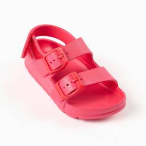 401-26001red Παιδικό πέδιλο μαλακό με εύκολο άνοιγμα, zippy