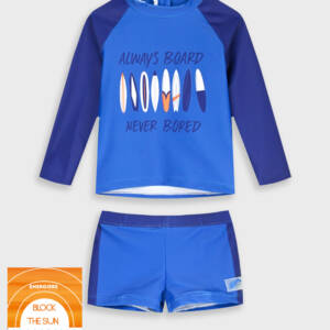 32-226150-8 Παιδικό μαγιό προστασίας, με μακρυμάνικο μπλουζάκι, energiers