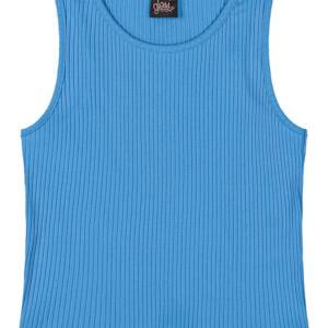 32054 Παιδικό μπλουζάκι μακό ,ρίπ με τιράντα, gloss