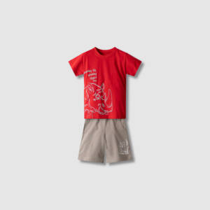 43226 Παιδικό σετ βερμούδα με τύπωμα στο μπλουζάκι, nek