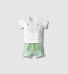 51826 Βρεφικό σετ βερμούδα με τύπωμα στο μπλουζάκι, nek