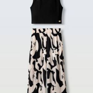 266031 Παιδικό σετ παντελόνα  με crop μπλουζάκι, ebita