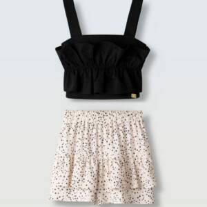 266036 Παιδικό σετ σόρτς με crop μπλουζάκι, ebita