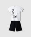 61226 Παιδικό σετ βερμούδα με τύπωμα στο μπλουζάκι, nek
