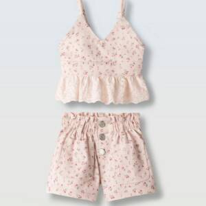 266230 Παιδικό σετ με τζίν σορτσάκι all over print, ebita