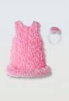 266235 Παιδικό φόρεμα με λεπτομέρειες απο τούλι, και στέκα ,ebita
