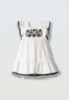266236 Παιδικό φόρεμα με κέντημα στο στήθος, ebita