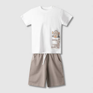 63526 Παιδικό σετ βερμούδα με στάμπα, Nek