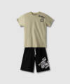 63726 Παιδικό σετ βερμούδα με τύπωμα στο μπλουζάκι, nek