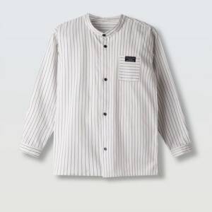 266722 Παιδικό μακρυμάνικο πουκάμισο με μάο γιακά, hashtag