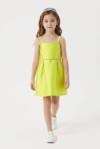 GNS725 Παιδικό φόρεμα με τιράντα και στράς στη μέση, genius