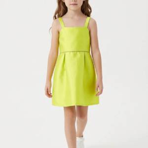 GNS725 Παιδικό φόρεμα με τιράντα και στράς στη μέση, genius