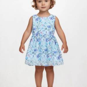 2611604 Παιδικό φόρεμα floral, με άνοιγμα στην πλάτη, joyce