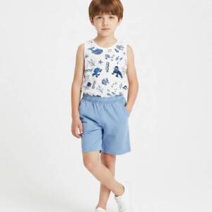 42226 Παιδικό σετ βερμούδα με αμάνικο μπλουζάκι, nek