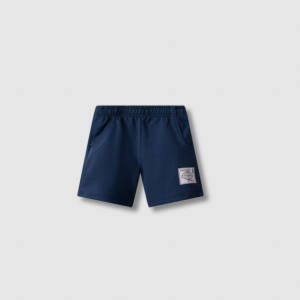 44626 Παιδικό βερμουδάκι μακό, μονόχρωμο, nek