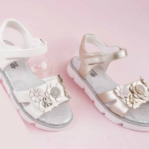 GD6192 Παιδικό πέδιλο με εύκολο άνοιγμα και λεπτομέρειες μπροστά