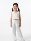 BG-ND8545-12 Βρεφικό σετ παντελόνα λινό, με crop μπλουζάκι, ativo
