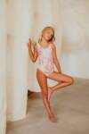 CL26-407 Εφηβικό μαγιό ολόσωμο all over print, με στράς cl beachwear