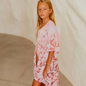 CL26-421 Εφηβικό κιμονό, all over print, cl beachwear